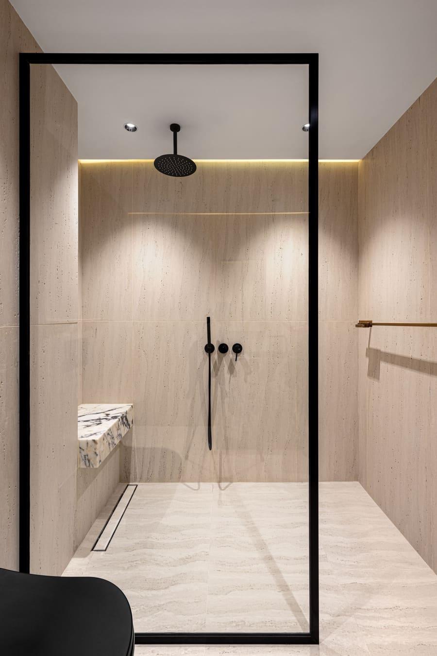 Completed bathroom renovation project